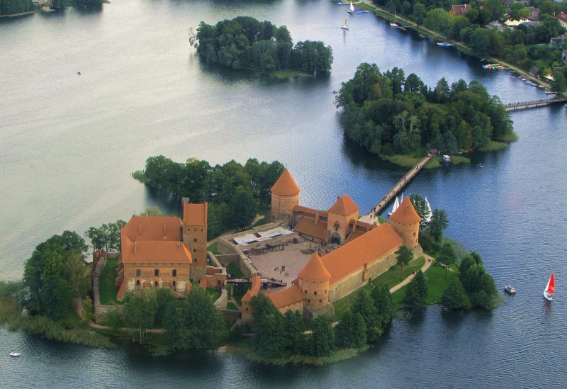 Trakai Castle from the plain